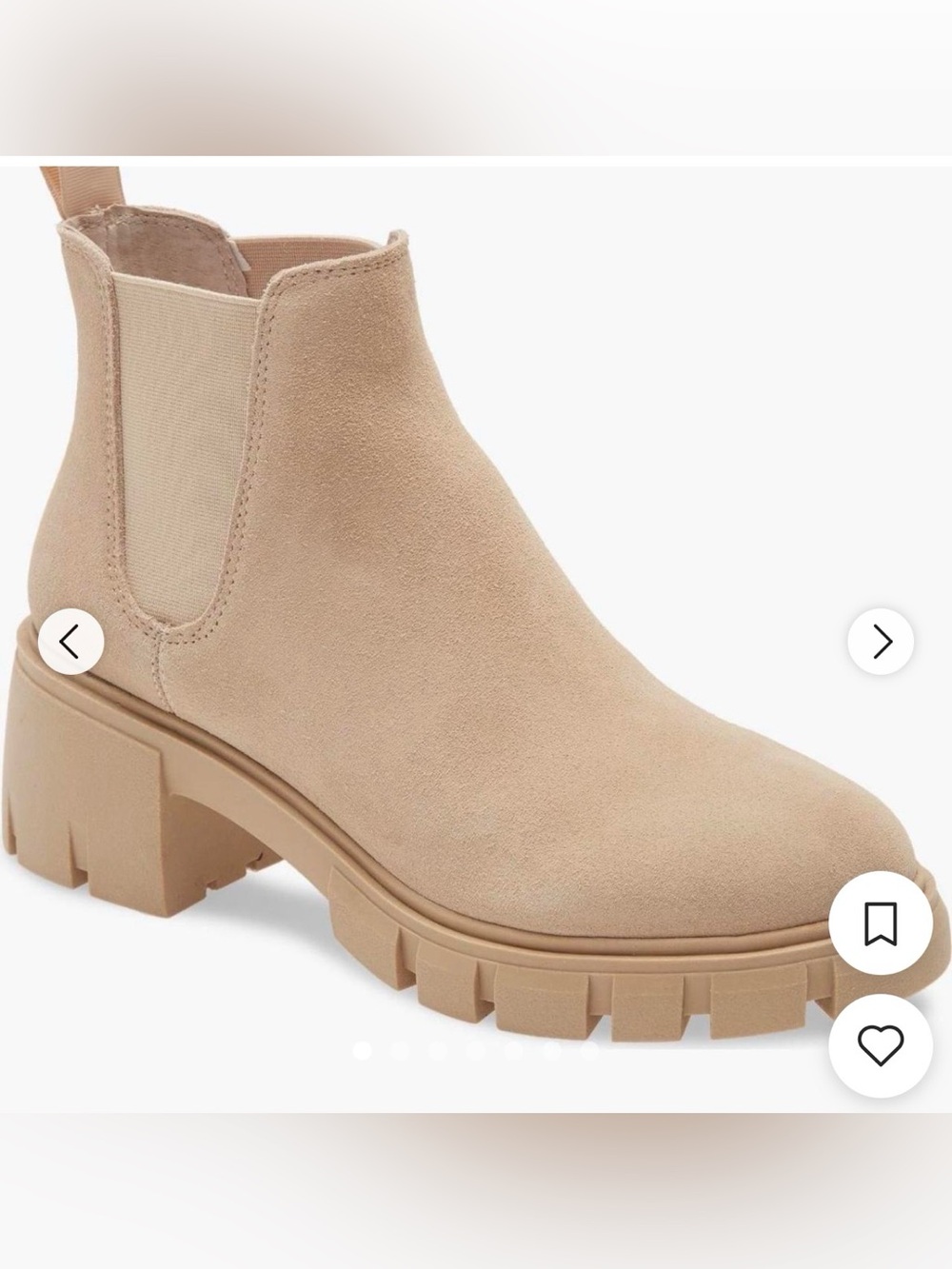 Steve Madden Suede Tan Boots